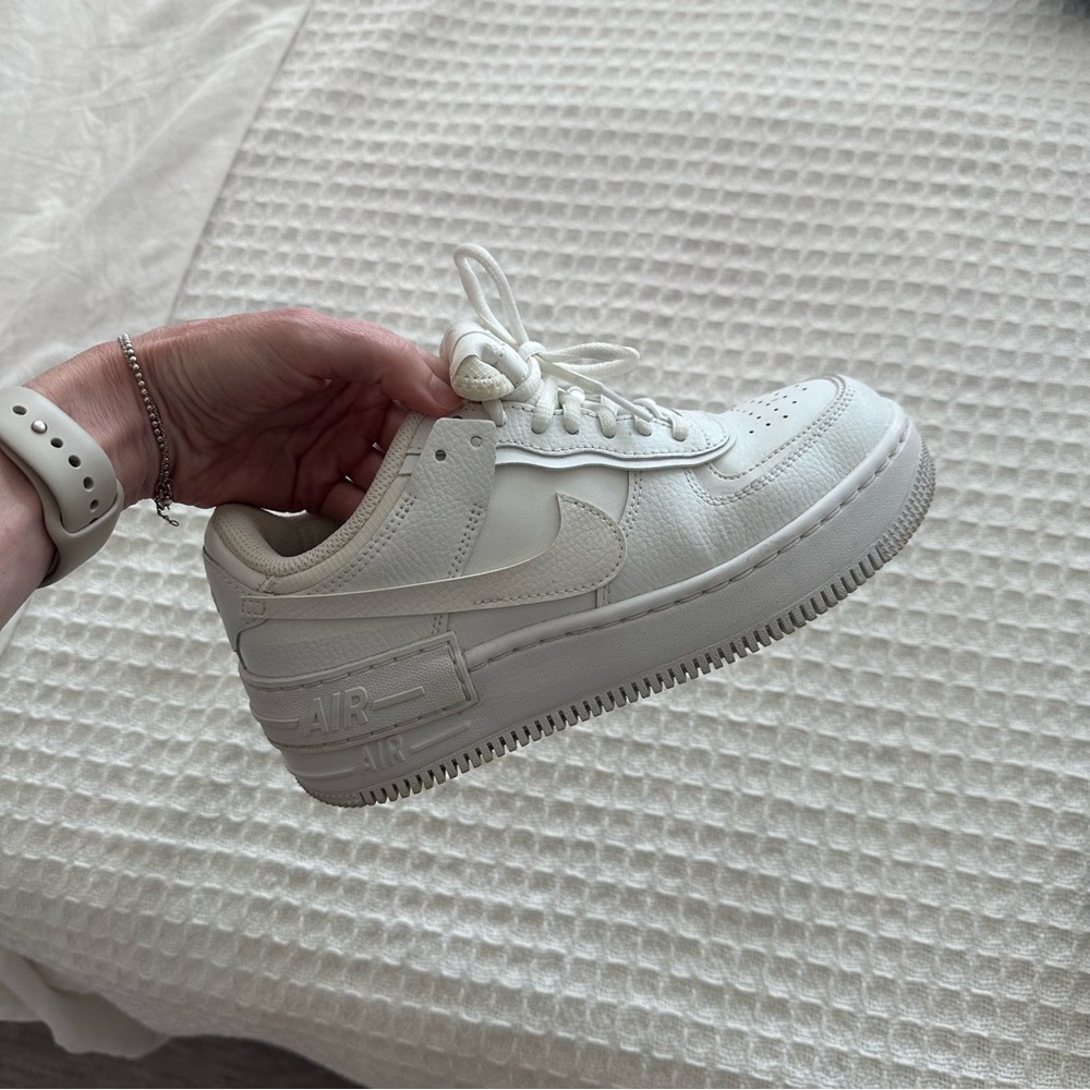 Nike White Air Force 1 Sneakers platform chunky